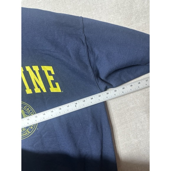 NWOT UC Irvine Anteaters Sweatshirt Crewneck Size Medium Blue Long Sleeve - Picture 4 of 6